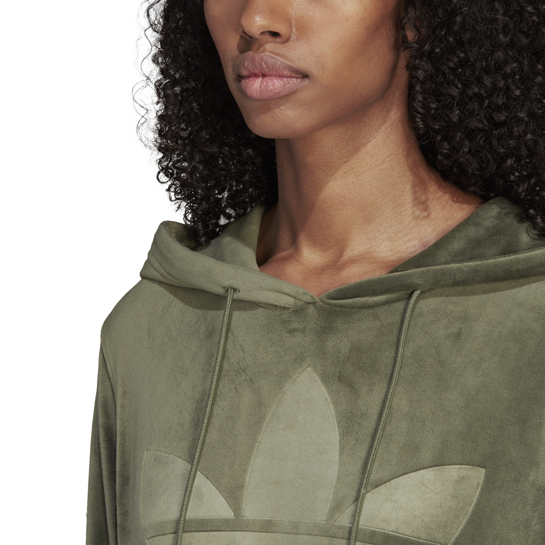 Adidas Originals Hooded Sweatshirts Trefoil W base green