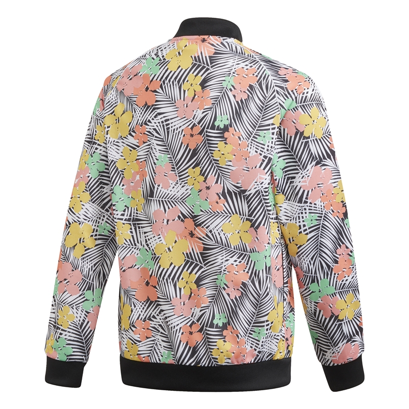 adidas track top floral