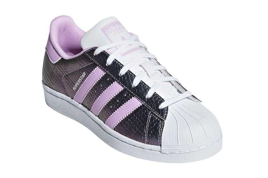 womens adidas lilac superstar trainers