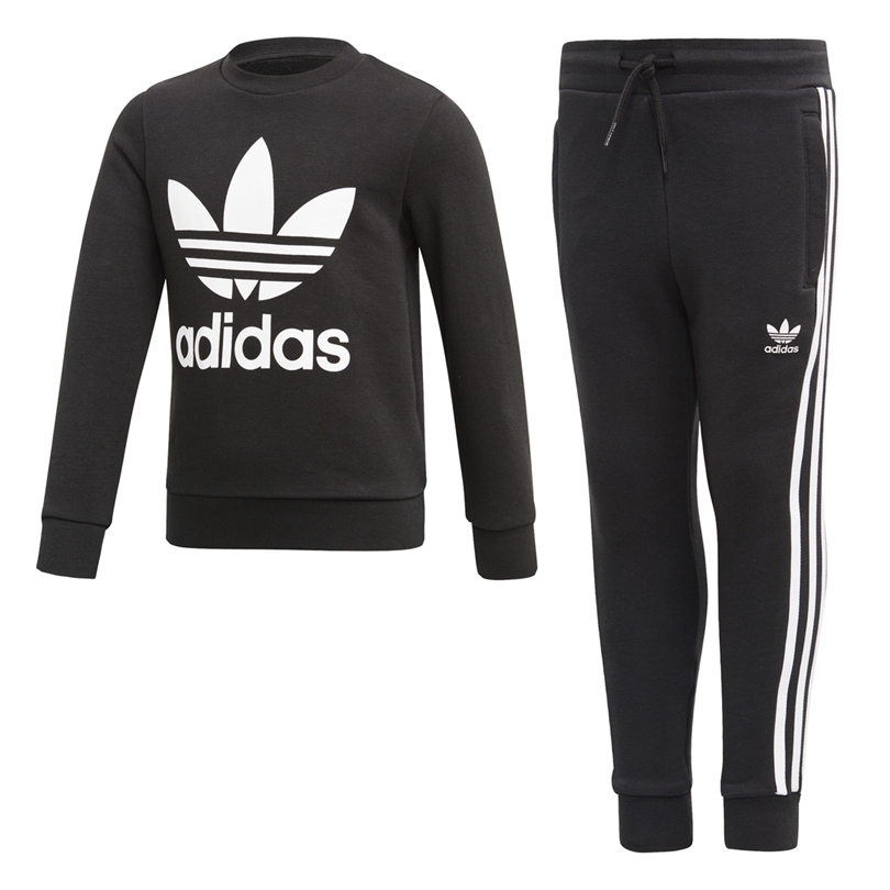 Adidas Originals Kids Crew Sweatshirt Set (black)