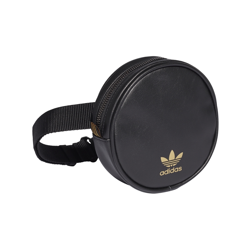 Adidas Originals Round Waist Bag (black/gold)