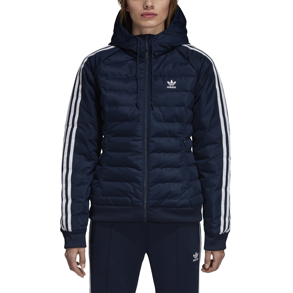 Pionero calcio inteligencia Adidas Originals Slim Jacket W (Collegiate Navy)