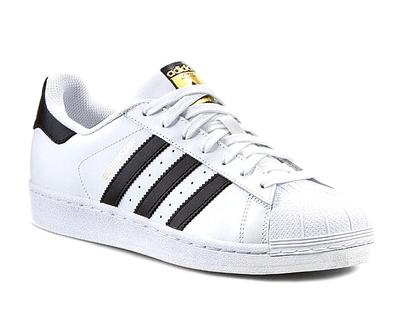 Adidas Originals Superstar blanco negro oro
