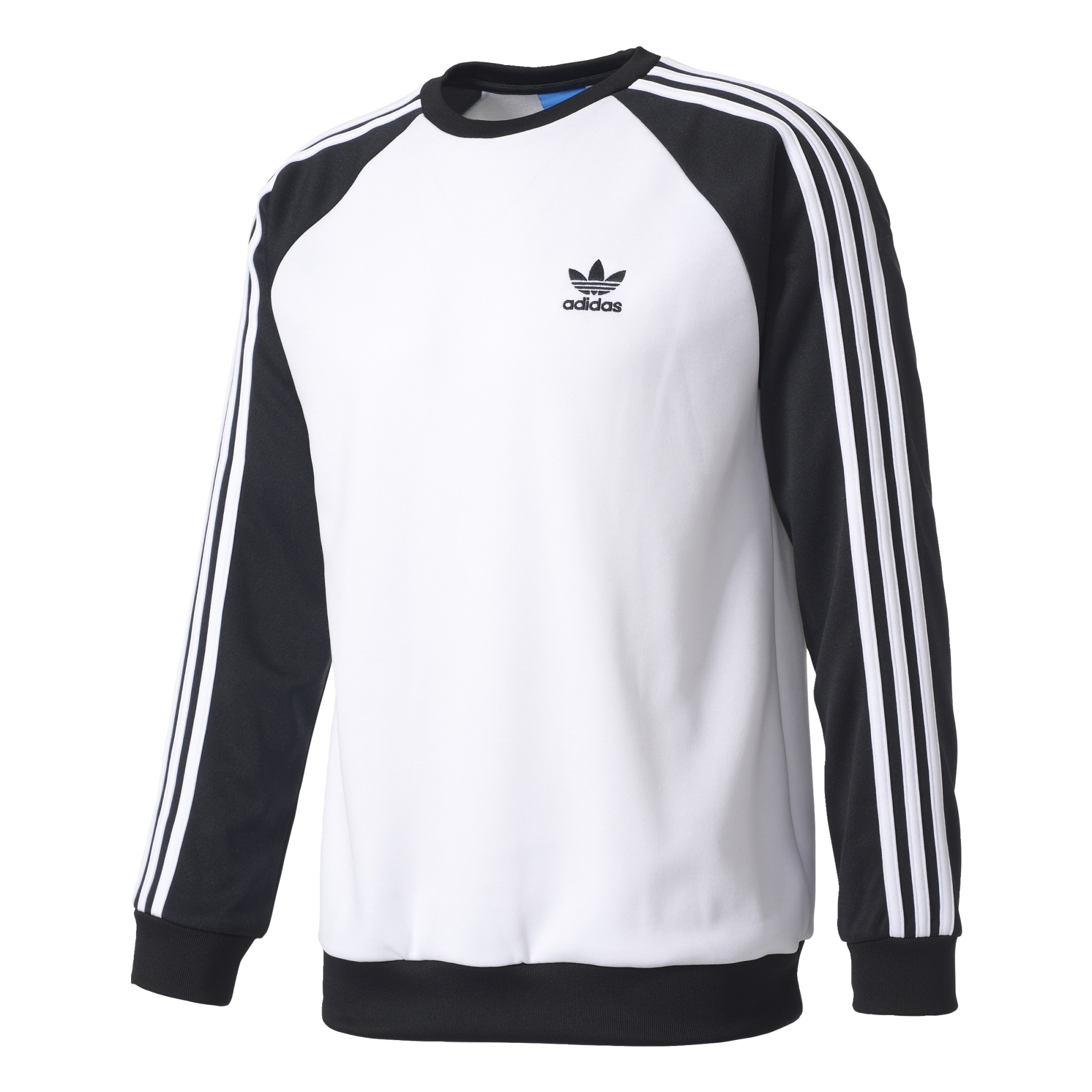 sudadera adidas blanca y negra