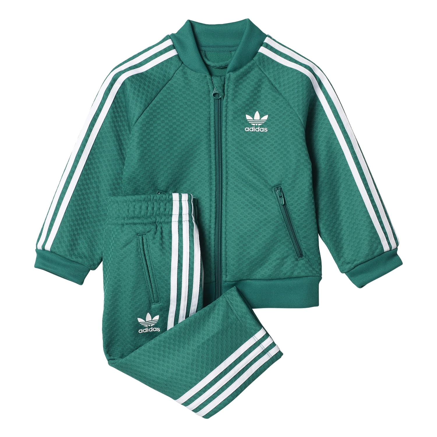 Adidas Originals Superstar Mesh TrackSuit Infants (SubGreen/Whi)