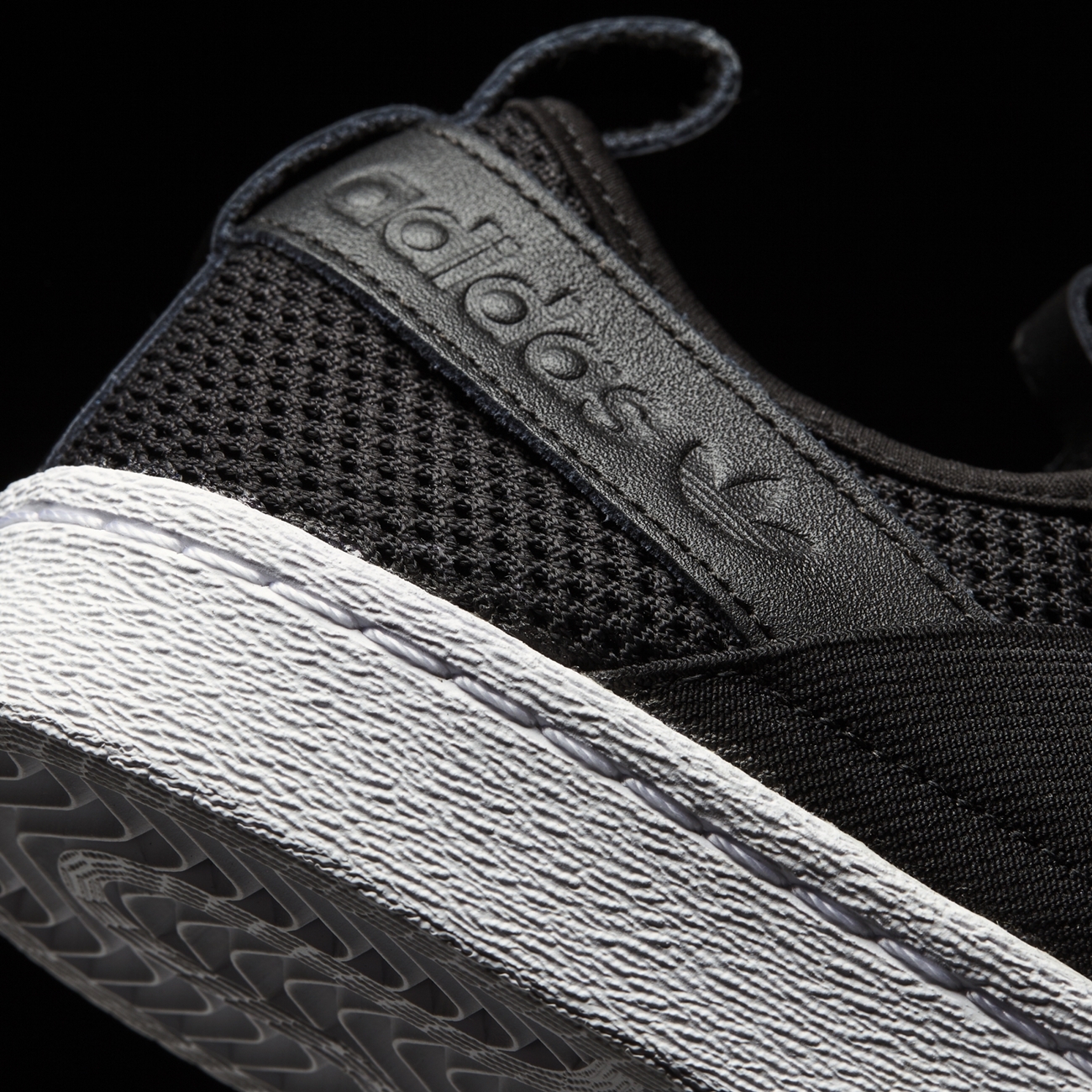 Adidas originals superstar hot sale slipon w preto