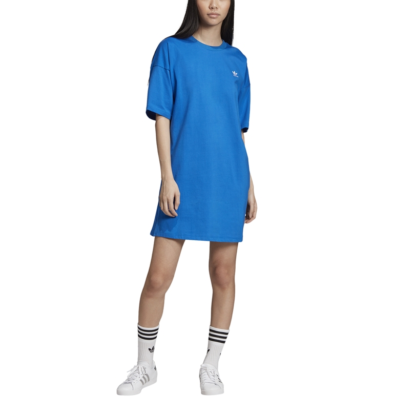ventana procedimiento Se infla Adidas Originals Trefoil Dress (Bluebird)