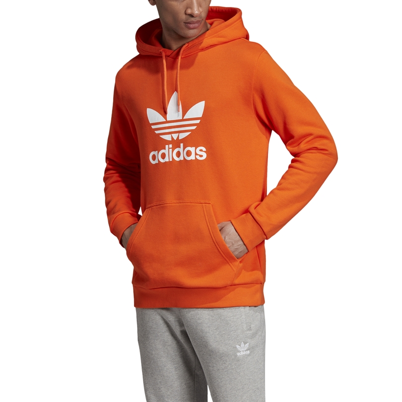 Adidas Originals Trefoil Hoodie (orange/white)