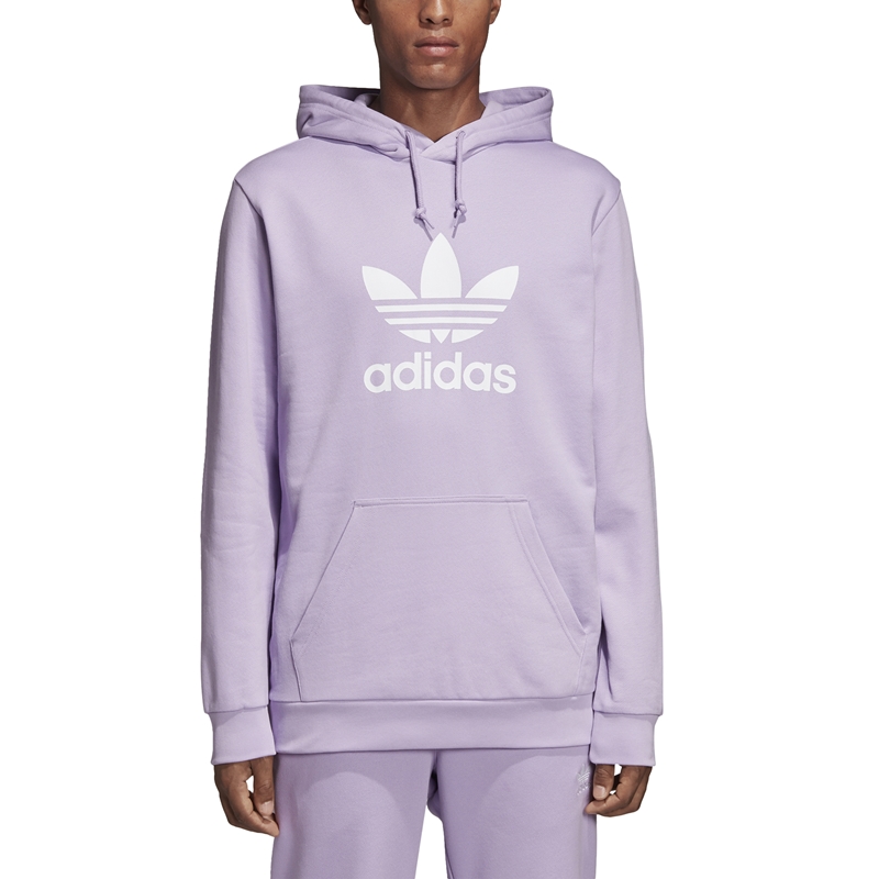 Adidas Originals Trefoil Hoodie (purple glow)