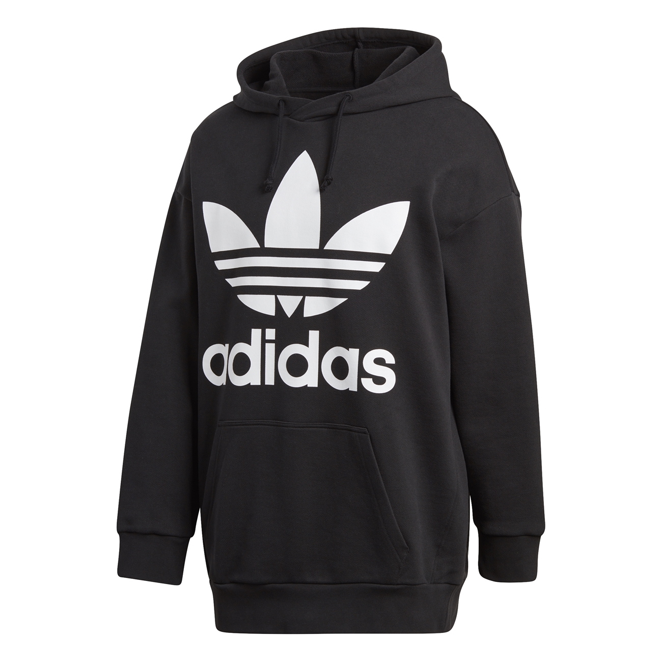 Adidas Originals Trefoil Oversized Hoodie (Black)