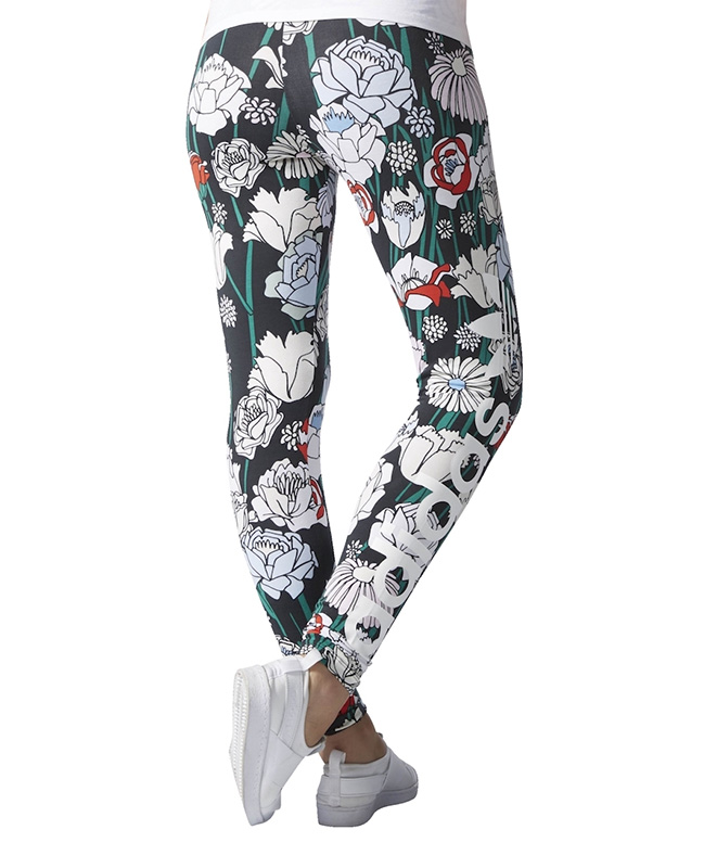 Mallas adidas flores discount
