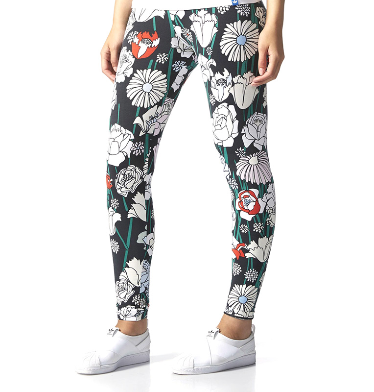 Mallas adidas flores discount