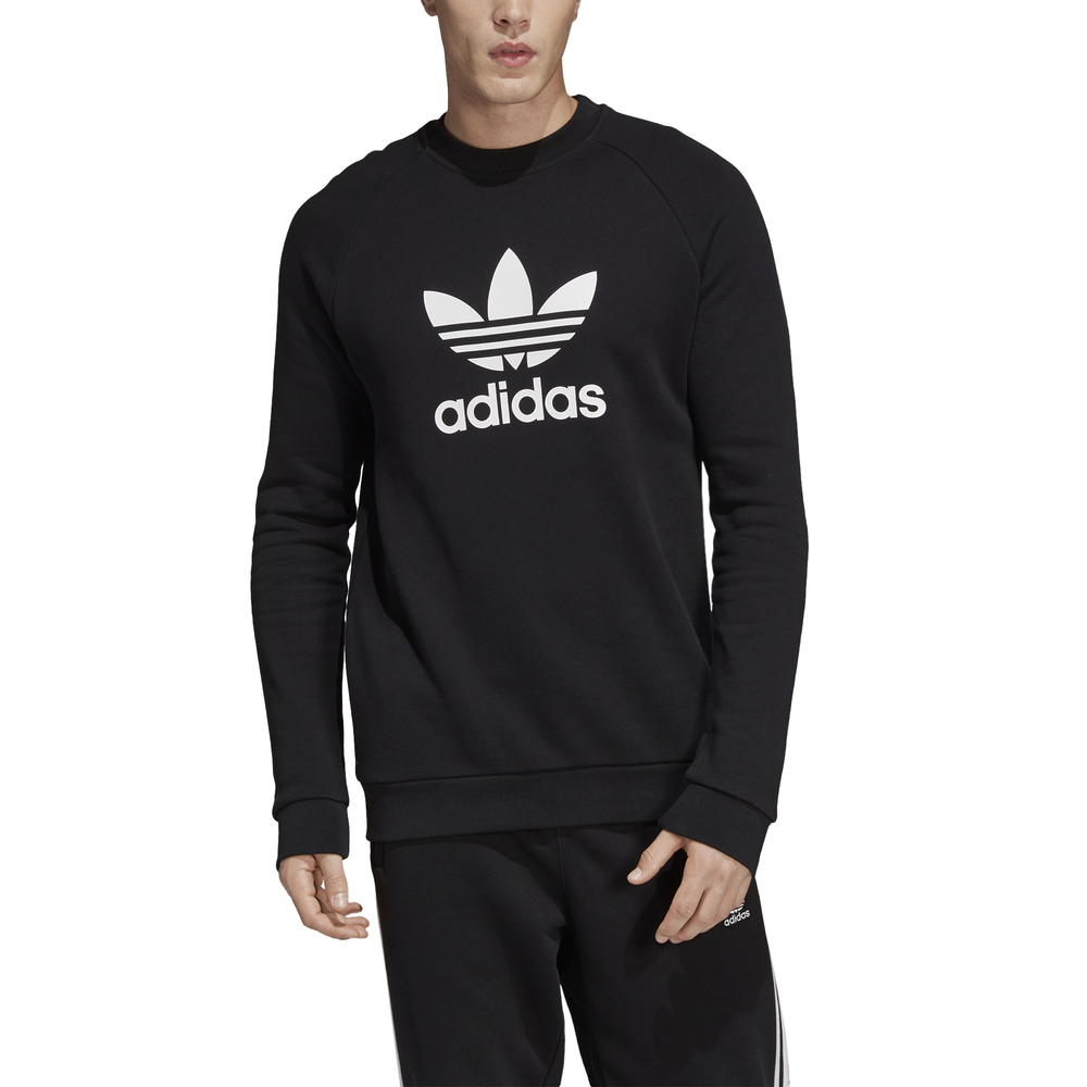 borde Considerar uvas Adidas Originals Warm-Up Sweatshirt (Black)