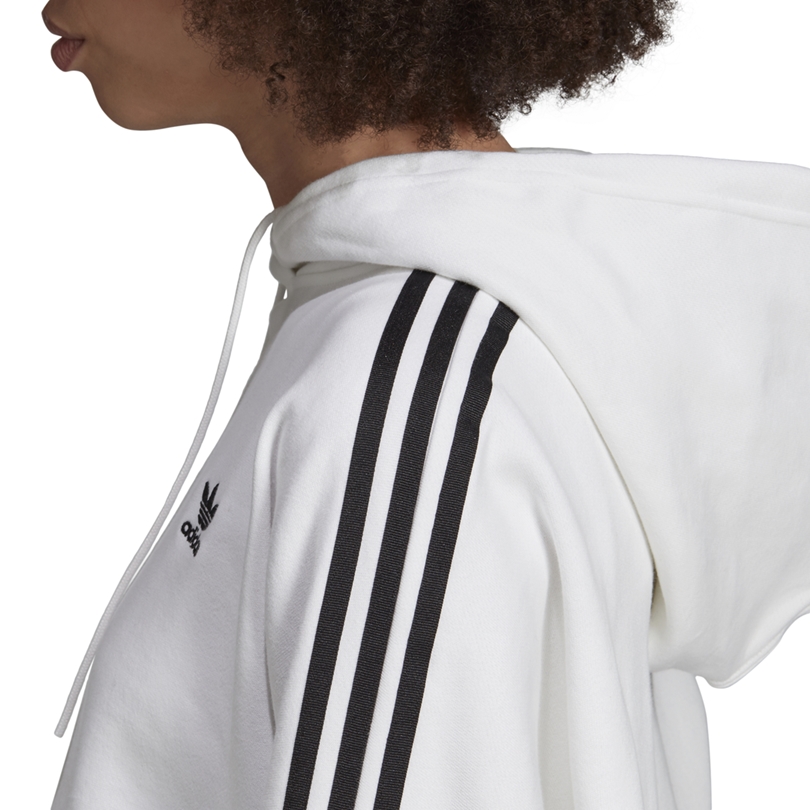 Adidas Originals Women Cropped Hoodie (white/black)