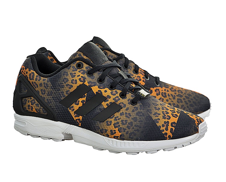 adidas zx flux leopard print