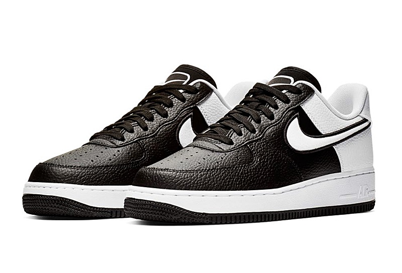air force 1 07 lv8 black and white