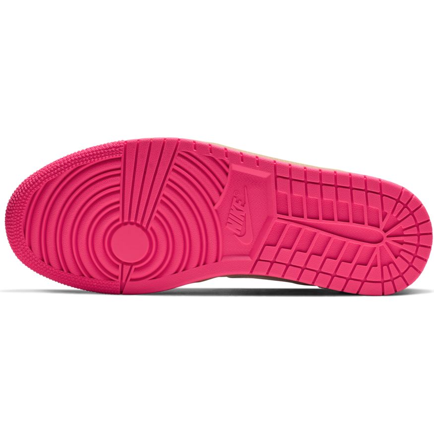 Pink bottom jordans deals
