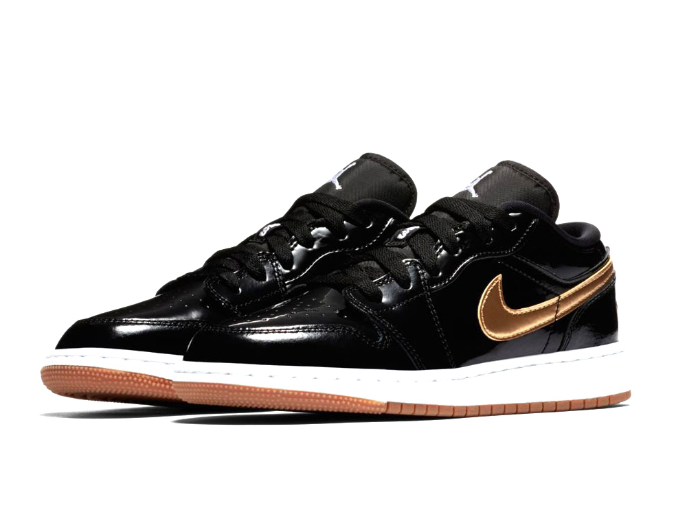shiny air jordan 1s