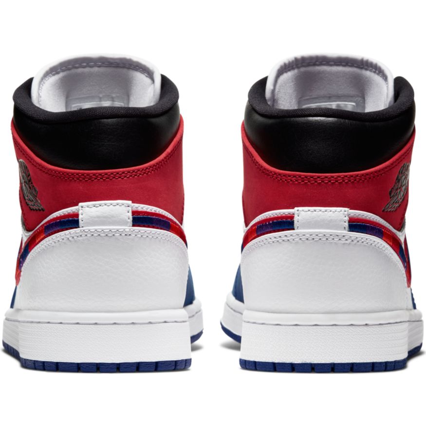 multi color swoosh jordan 1