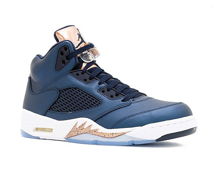 jordan retro 5 bronze