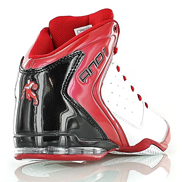 And1 Master Mid 2 Nino blanco rojo gris