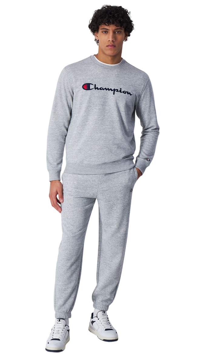 Champion Embroidered Big Logo Crewneck Sweatshirt