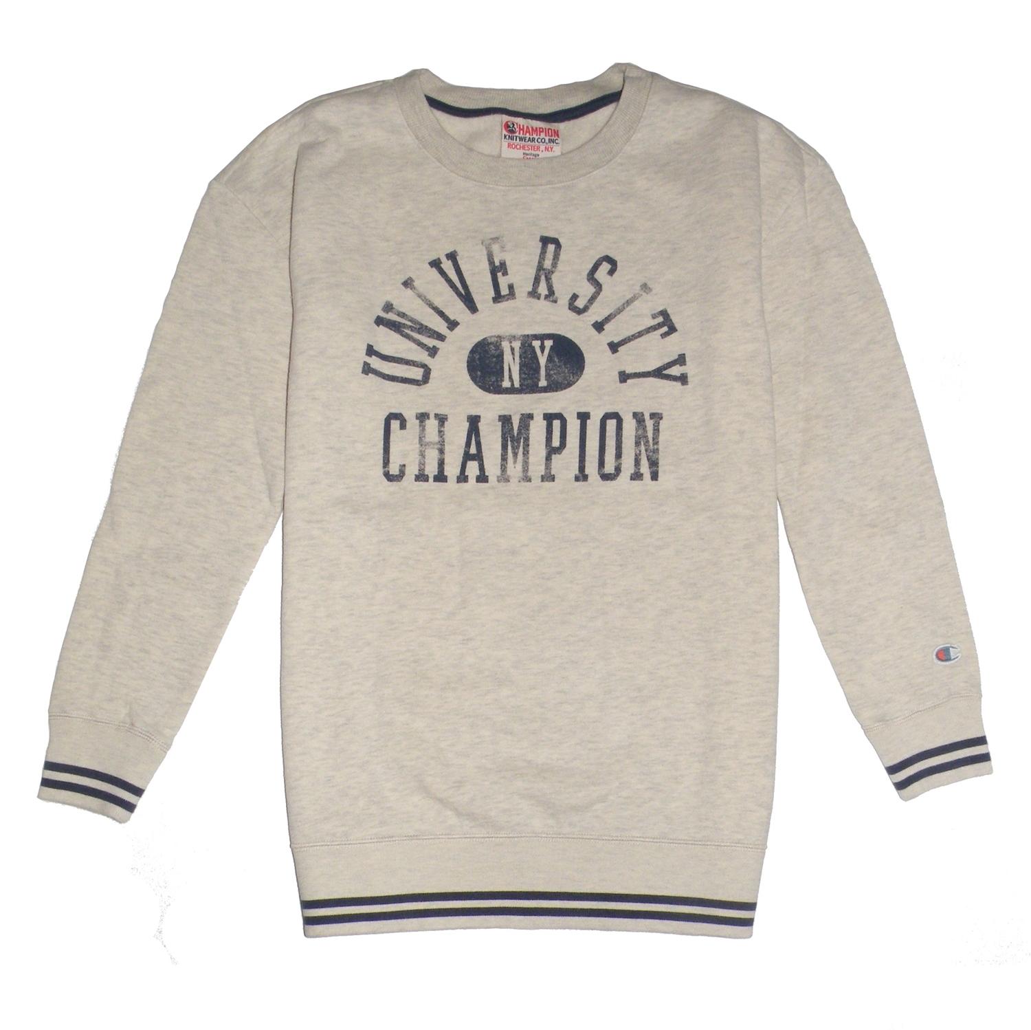 Champion Mujer Sweater Long Rochester University New York (crema