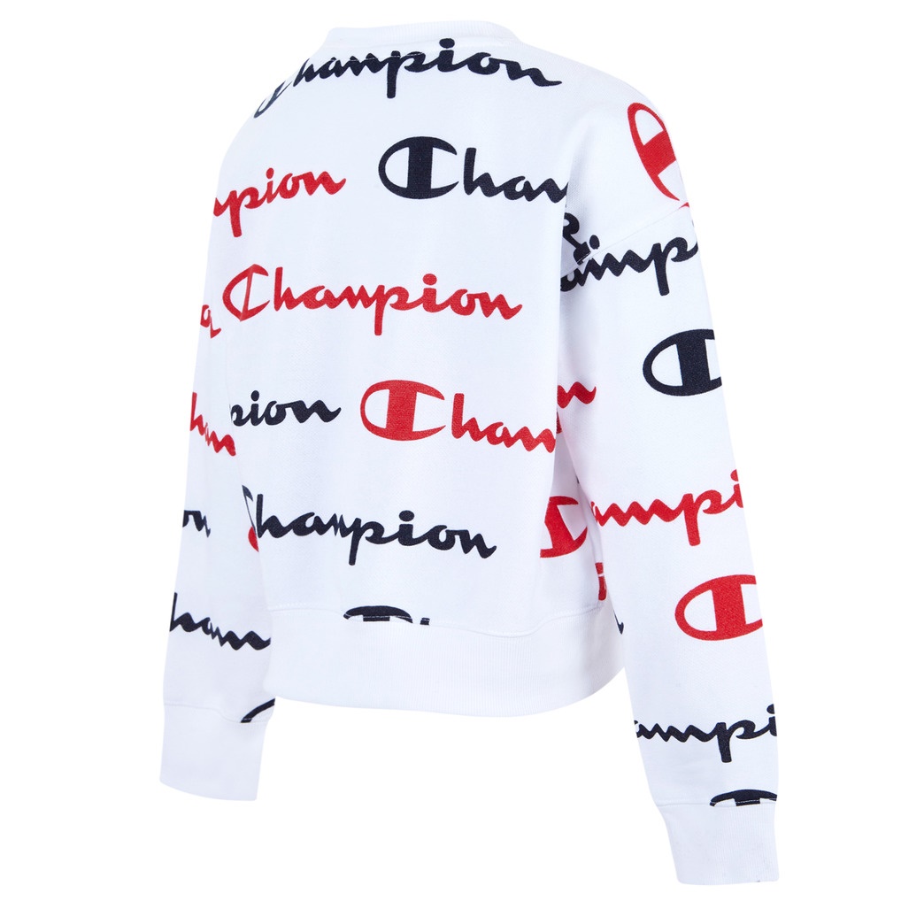 Champion Women´s Crewneck Sweatshirt Logo Allover Print (WL002)