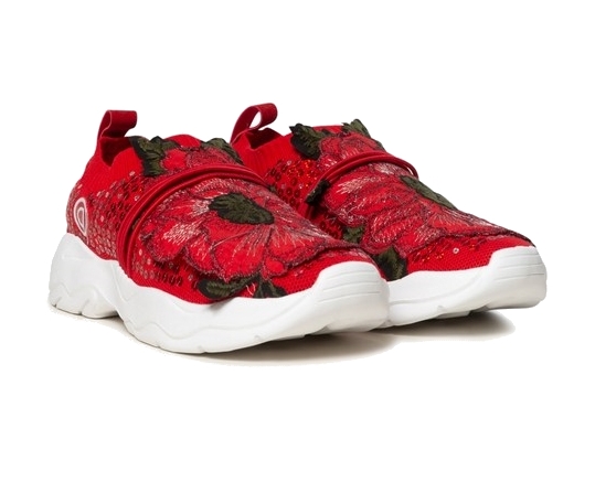 Zapatillas desigual rojas outlet
