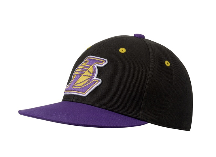 Gorra NBA Fitted Lakers (negro/purple/amarillo)