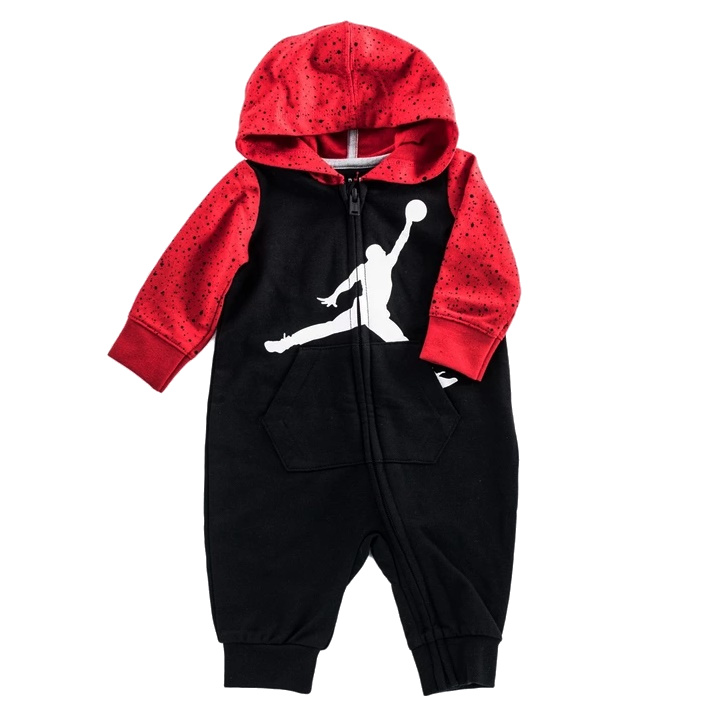 Jordan Infants Jumpman Oversized Coverall (black)