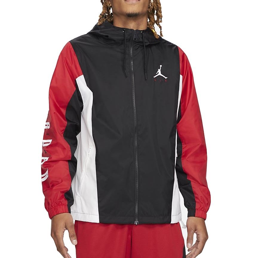 Jumpman Air Jacket "Black-Gym Red"