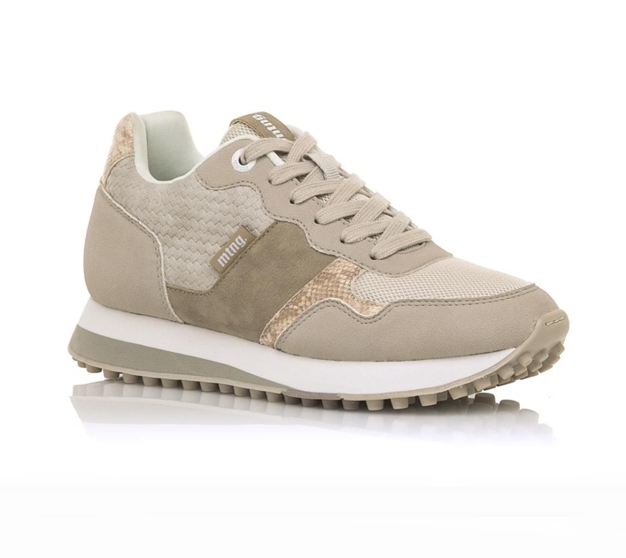 Mustang Sneakers Beige" - Manelsanchezstyle.com