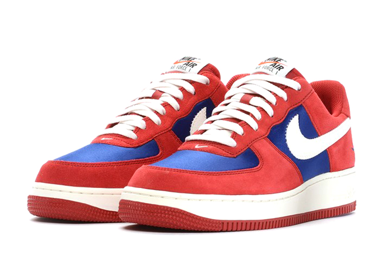 düğme Mart seks nike blanco azul y rojo klan gündelik Beş