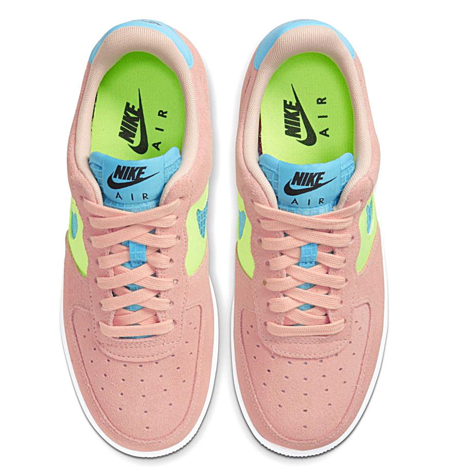 washed coral air force 1