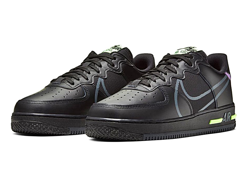 air force 1 black react