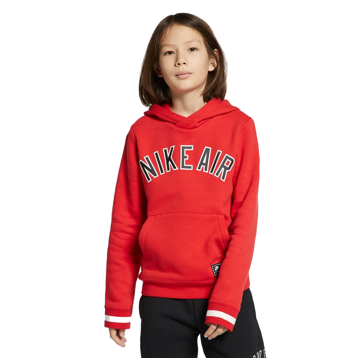 Nike Air Kids Long-Sleeve Fleece Top (red)