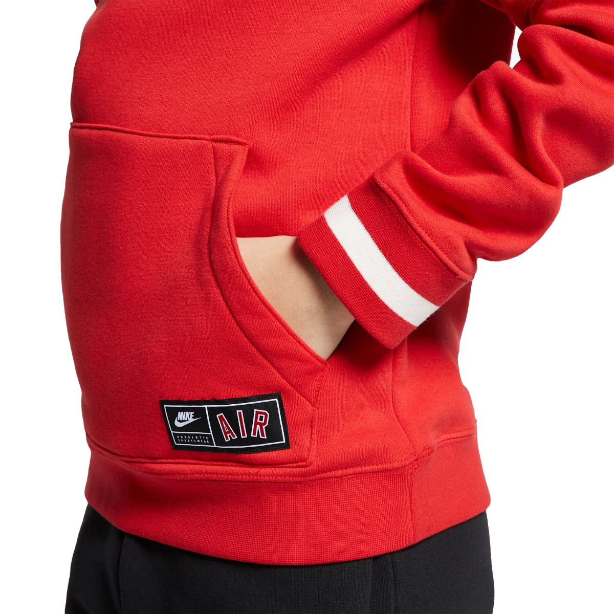 Nike Air Kids Long-Sleeve Fleece Top (red)