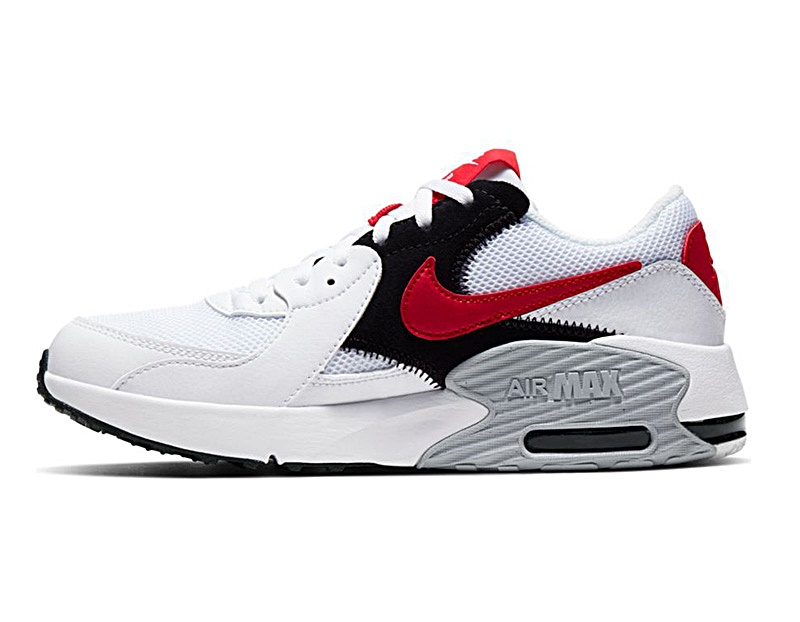nike air max excee white black crimson
