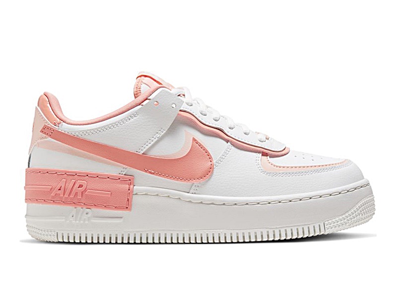 nike air force white pink