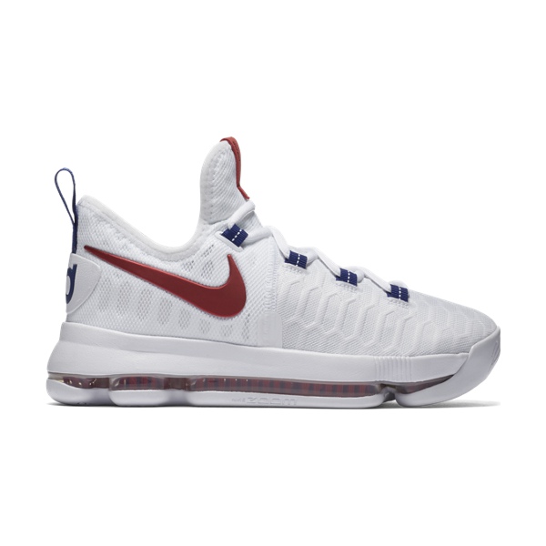 Nike Zoom KD 9 GS USA 160 white university red