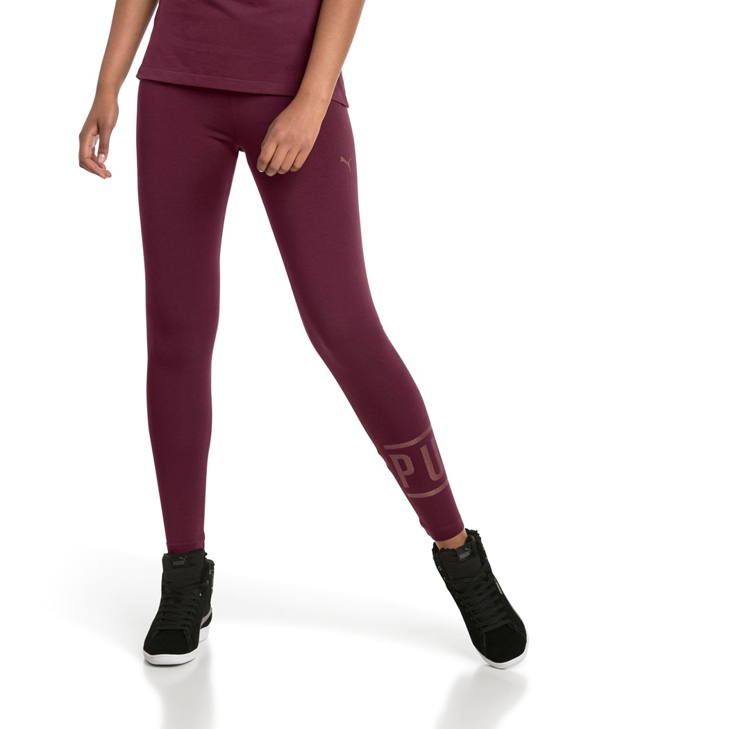 puma active logo leggings