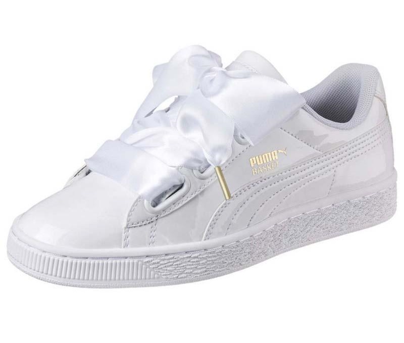 zapatillas puma basket heart mujer