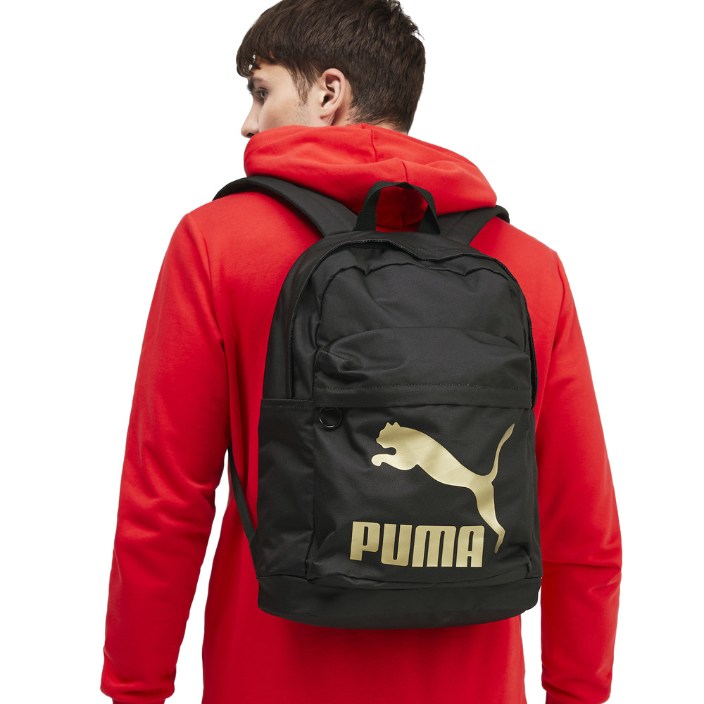 Puma Originals Backpack Black Gold Manelsanchezstyle