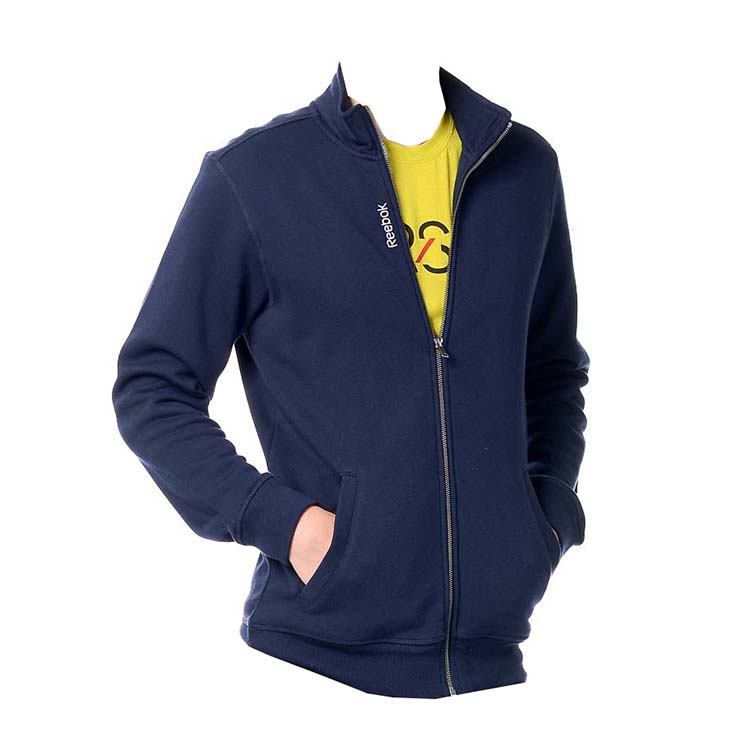 chaqueta reebok classic hombre azul