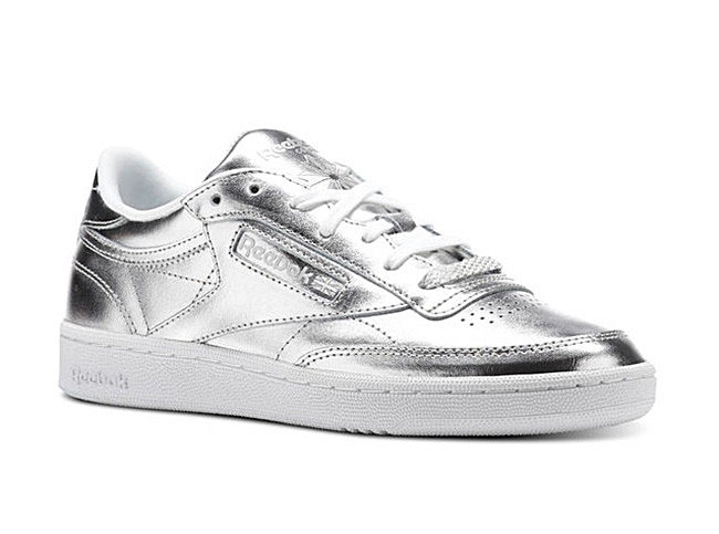 silver reeboks