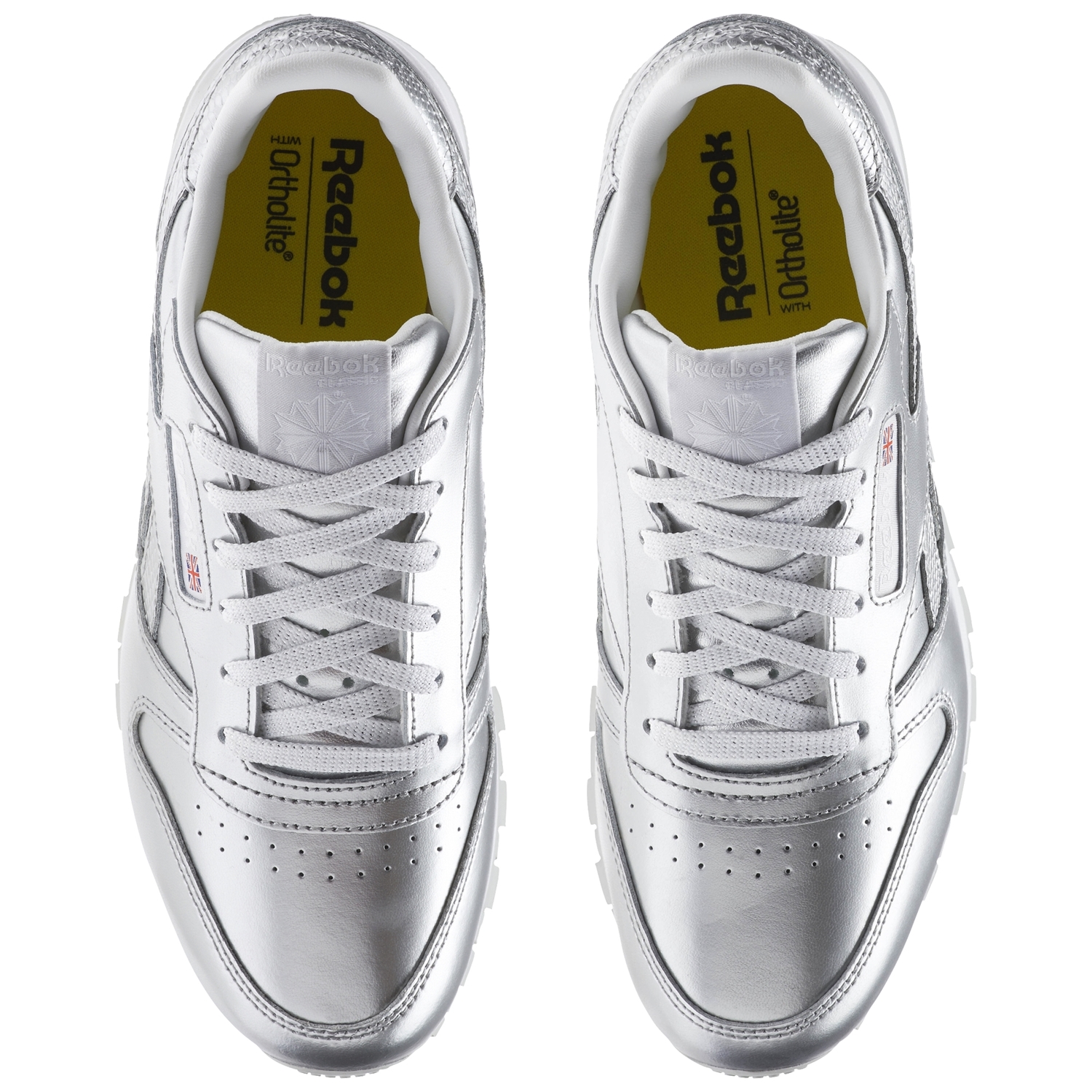metallic high top reebok