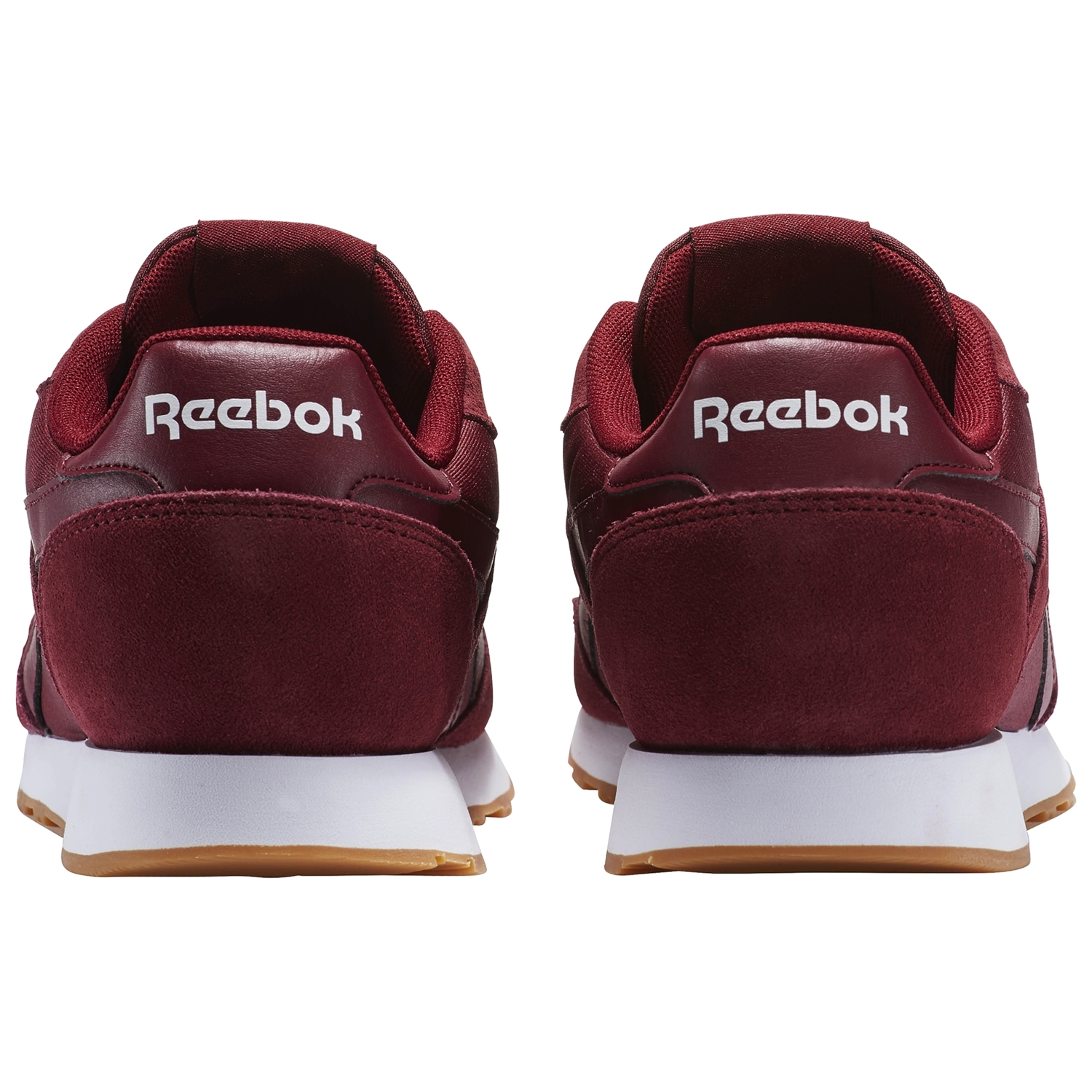 burgundy reebok classics