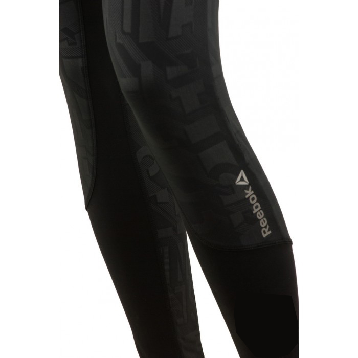 mallas reebok mujer negro